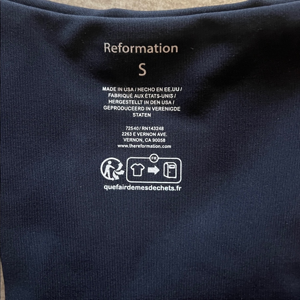 NWT Reformation navy athletic dess - Picture 2 of 7